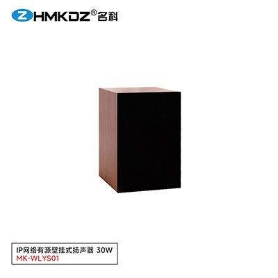 IP網(wǎng)絡(luò)有源壁掛式揚聲器 30W 型號：MK-WLYS01